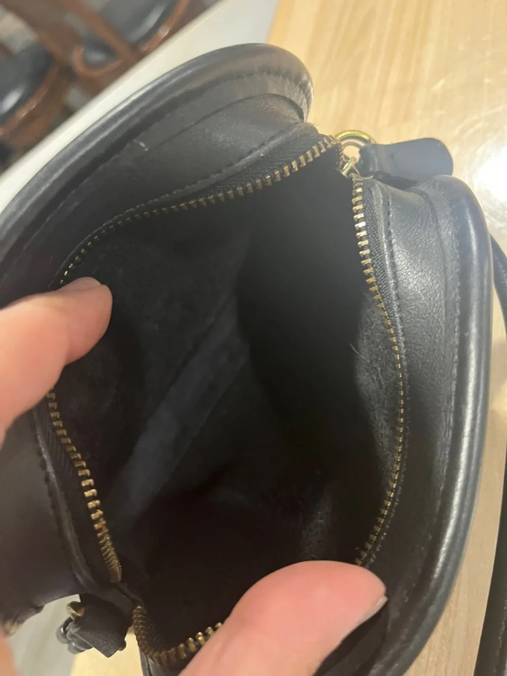 Coach Black Leather Crossbody Bag NoJ7C9017